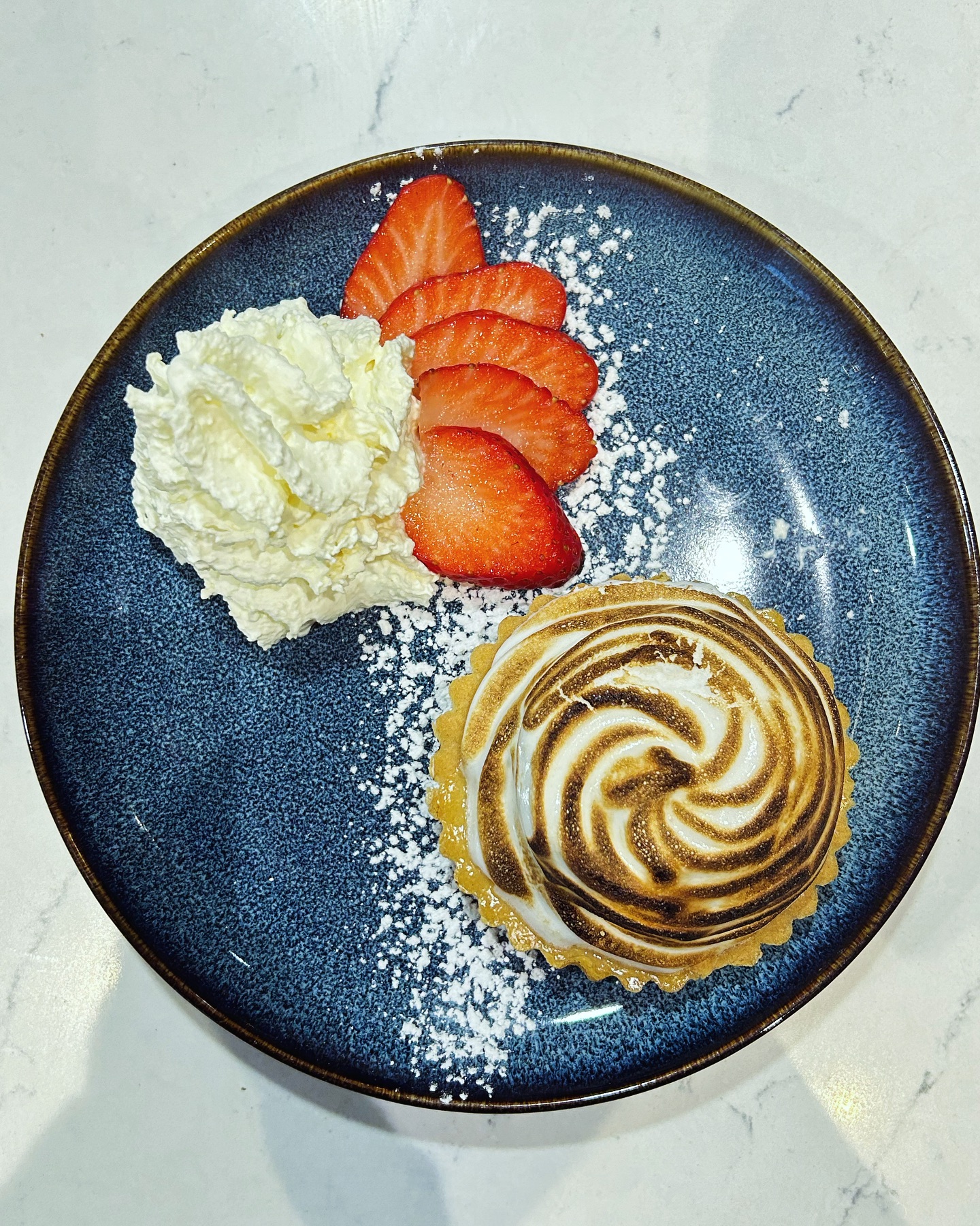 Lemon Meringue Tart with Strawberries